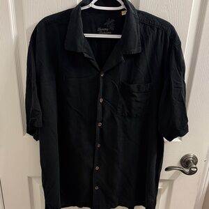 Tommy Bahama Men's Black Casual Shirt